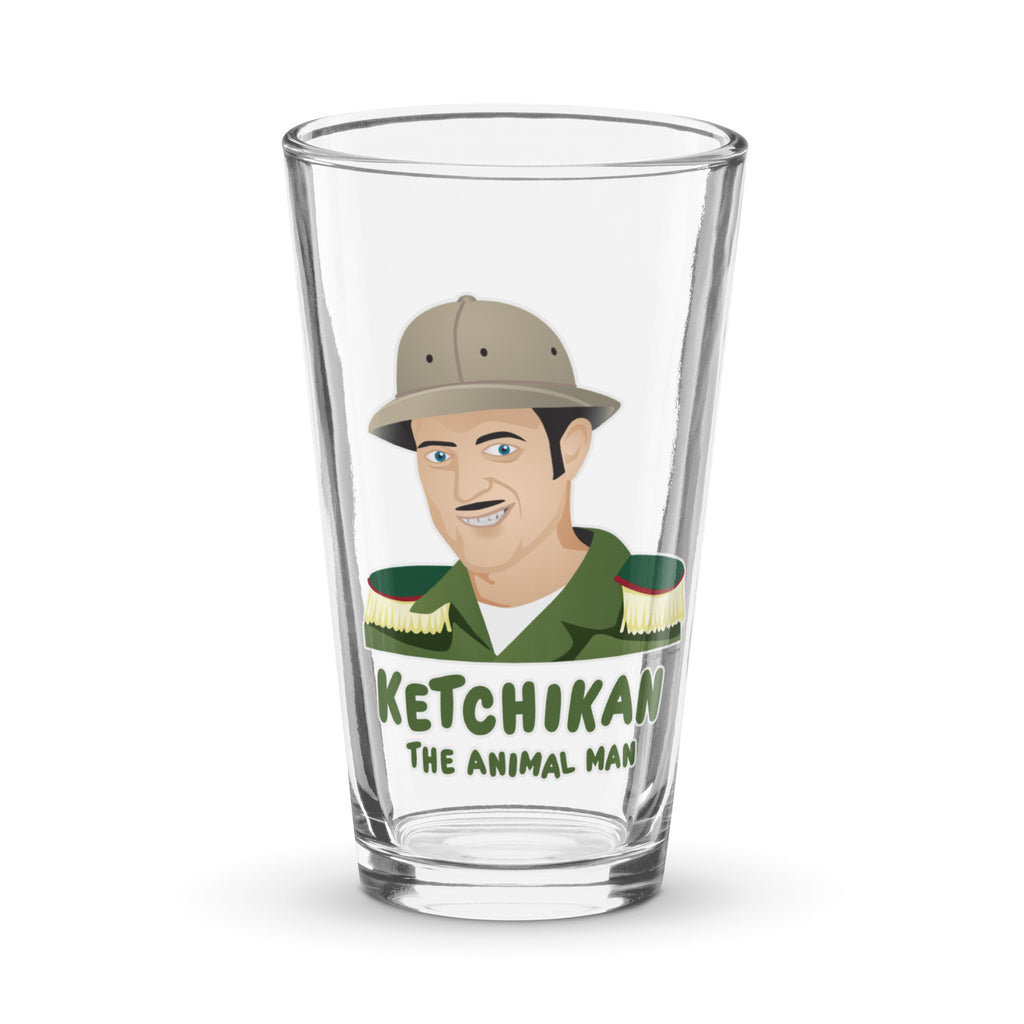 Ketchikan the Animal Man Pint Glass