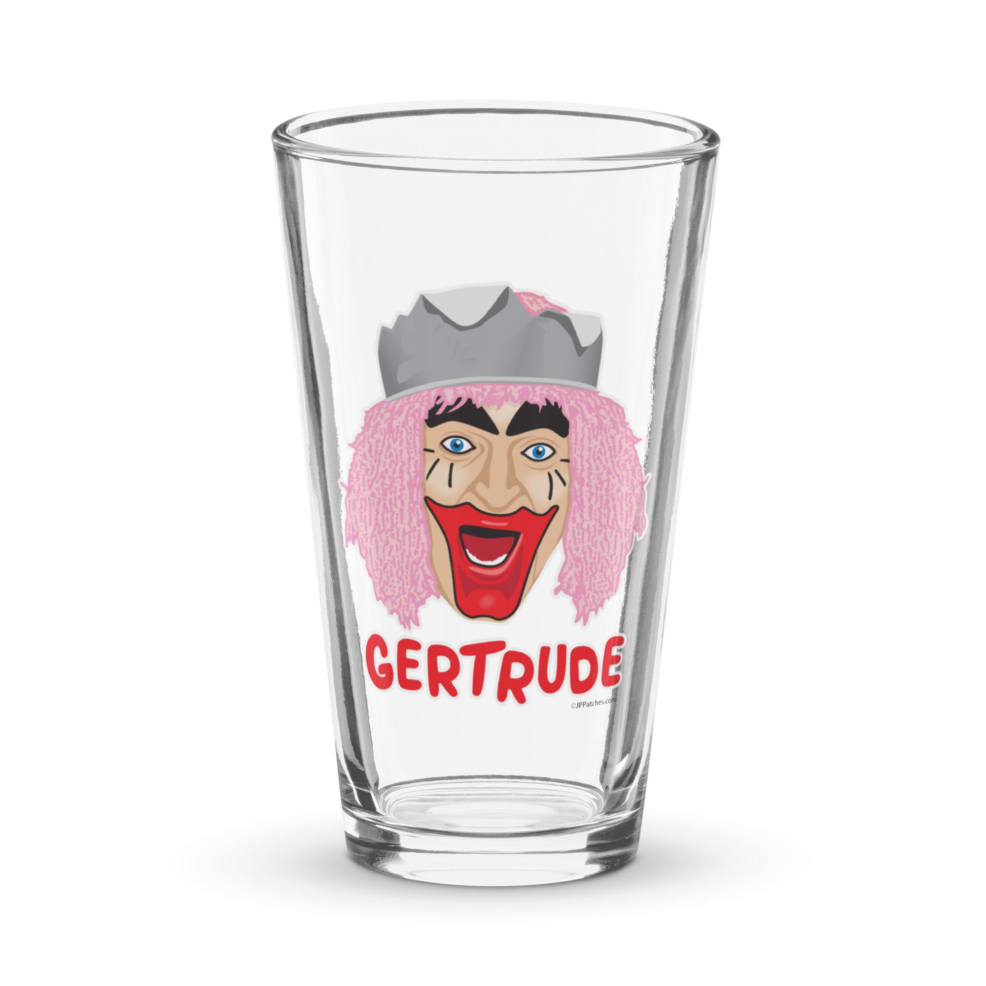 Gertrude Pint Glass – JPPatches.com