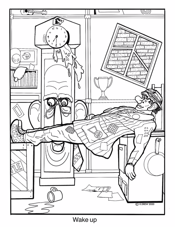 J.P. Patches Coloring Book Page